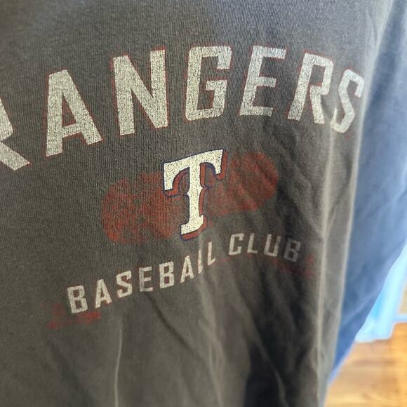 Texas Rangers Grey Majestic Shirt – MLB Official, Vintage Style - Picture 7 of 7